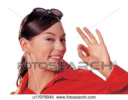 toothy smile, ponytail, emotion, happy, white background View Large Photo Image Stock Photography - toothy smile, ponytail, emotion, happy, white background. Fotosearch