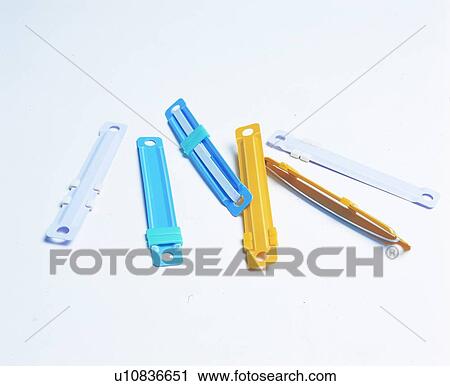 Stock Image - binder, stationery, colorful. Fotosearch