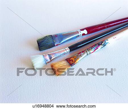 Picture - brush, blur, paintbrush, stationery. Fotosearch