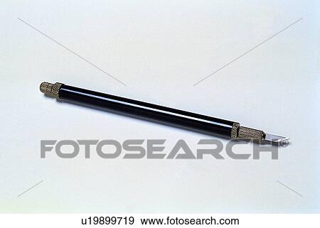 Stock Photo - knife, stationery. Fotosearch