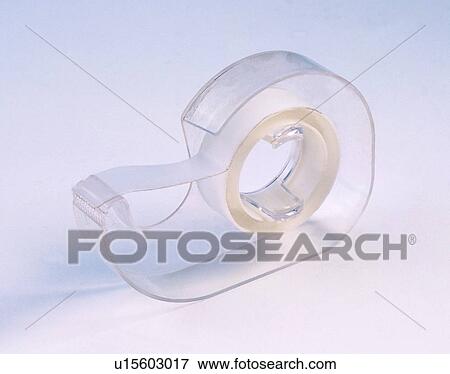 Stock Photo - stationery, adhesive tape, clear tape. Fotosearch
