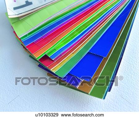 Stock Photo - stationery, colored paper. Fotosearch
