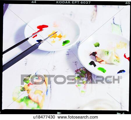 stationery, paint, brush, palette, paintbrush View Large Photo Image Stock Image - stationery, paint, brush, palette, paintbrush. Fotosearch
