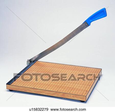 stationery, paper cutter View Large Photo Image Stock Photo - stationery, paper cutter. Fotosearch