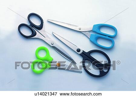 Stock Photo - stationery, scissors. Fotosearch