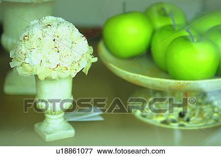object, apple, flower, flowerpot, green, decoration View Large Photo Image Stock Photo - object, apple, flower, flowerpot, green, decoration. Fotosearch