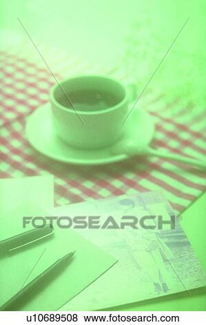 Object Decoration Life Table Cloth Tableware Tea Cup Stock