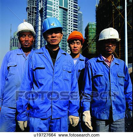 Construction Worker, Square, Adults Only, Day, Attitude, Only Mid Adult Men View Large Photo Image Picture - Construction Worker, Square, Adults Only, Day, Attitude, Only Mid Adult Men. Fotosearch