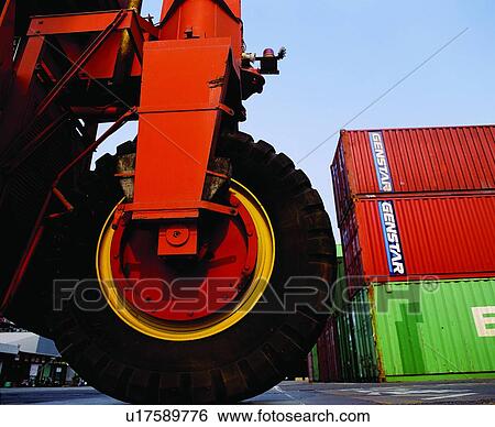 Day, Travel, Land Vehicle, Container, Commercial Dock View Large Photo Image Stock Photograph - Day, Travel, Land Vehicle, Container, Commercial Dock. Fotosearch