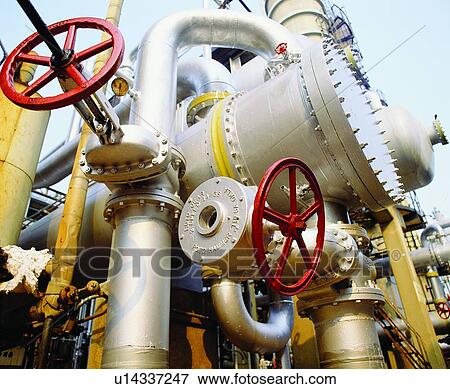 East, Close-Up, Oil Industry, Oil Refinery, Large Group Of Objects, Day View Large Photo Image Stock Photo - East, Close-Up, Oil Industry, Oil Refinery, Large Group Of Objects, Day. Fotosearch