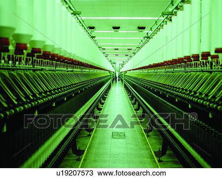 Stock Image - Panorama & Business & Industry, Business, Factory, In A Row. Fotosearch