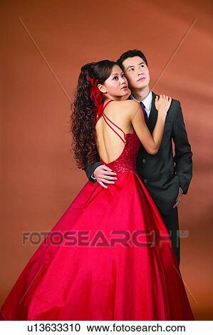 Looking Up, Dress, Hands In Pockets, Love, Party, Lifestyles View Large Photo Image Stock Image - Looking Up, Dress, Hands In Pockets, Love, Party, Lifestyles. Fotosearch