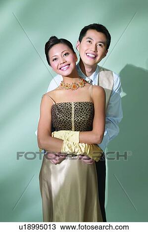 Party, Tie, Glamour, Three-Quarter Length, Behind, Adults Only View Large Photo Image Stock Image - Party, Tie, Glamour, Three-Quarter Length, Behind, Adults Only. Fotosearch