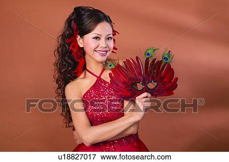 Toothy Smile, Mask, One Person, Smiling, Well-Dressed, Looking At Camera View Large Photo Image Stock Photo - Toothy Smile, Mask, One Person, Smiling, Well-Dressed, Looking At Camera. Fotosearch