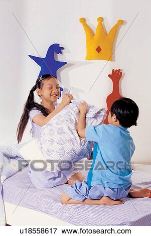 7-8 years, bed room, asian ethnicity, 5-6 years View Large Photo Image Stock Photo - 7-8 years, bed room, asian ethnicity, 5-6 years. Fotosearch