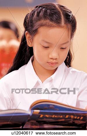 Stock Photo - art, art work, art class, 7-8 years. Fotosearch