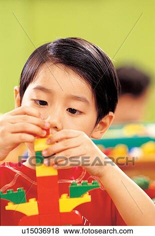 asian ethnicity, child, blocks, 5-6 years View Large Photo Image Stock Photo - asian ethnicity, child, blocks, 5-6 years. Fotosearch
