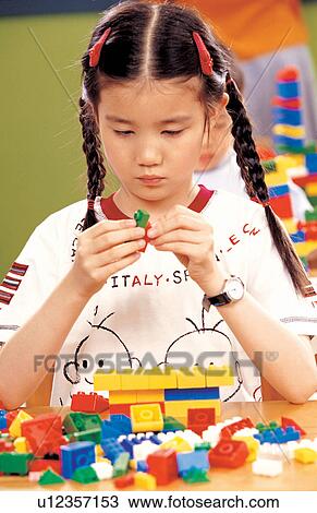building blocks, lifestyle, head and shoulders, asian ethnicity, classroom, child View Large Photo Image Stock Image - building blocks, lifestyle, head and shoulders, asian ethnicity, classroom, child. Fotosearch