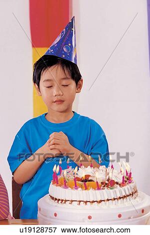 Stock Photo - , childhood, lifestyle, birthday party, celebration. Fotosearch