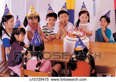Stock Photography - occasion, cake, happy, children, culture, joy. Fotosearch