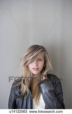 Girl looking at camera, portrait View Large Photo Image Stock Image - Girl looking at camera, portrait. Fotosearch