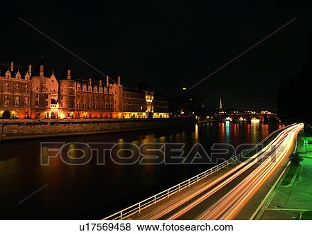 Highway, Darkness, Path, Building Exterior, Lifestyles, Outdoor, Blurred Motion View Large Photo Image Stock Photo - Highway, Darkness, Path, Building Exterior, Lifestyles, Outdoor, Blurred Motion. Fotosearch