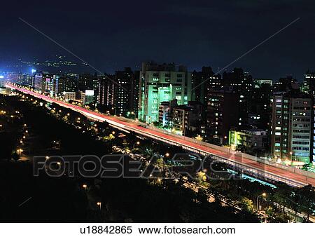 Urban Scene, Building Exterior, Darkness, Lane, Lifestyles, Urban Road View Large Photo Image Stock Photography - Urban Scene, Building Exterior, Darkness, Lane, Lifestyles, Urban Road. Fotosearch