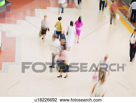 Stock Image - city, transportation, rush, hour, people. Fotosearch