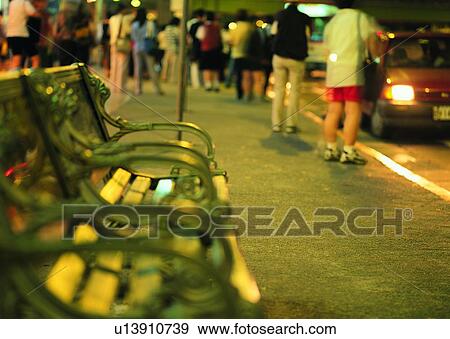 hour, street, bus, bench, stop View Large Photo Image Stock Photo - hour, street, bus, bench, stop. Fotosearch