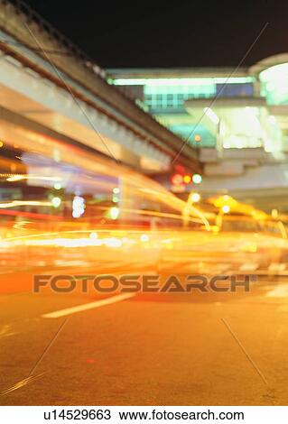 hour, transportation, city, bridge, rush, night View Large Photo Image Stock Image - hour, transportation, city, bridge, rush, night. Fotosearch