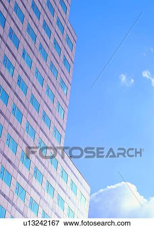 rush, skyscraper, transportation, window, city View Large Photo Image Stock Photo - rush, skyscraper, transportation, window, city. Fotosearch