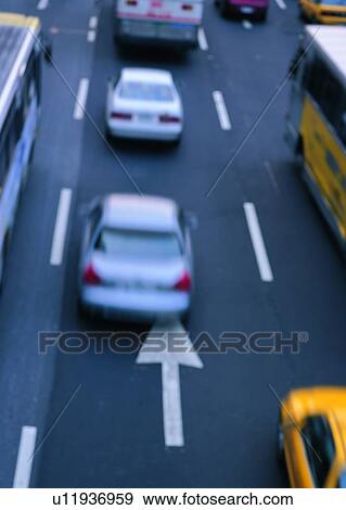 Stock Photo - rush, transportation, car, hour, road. Fotosearch