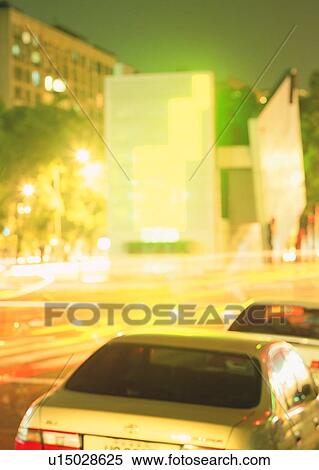 Stock Photography - rush, transportation, road, hour, light, city. Fotosearch