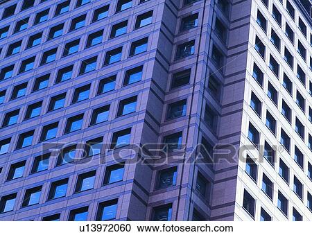 Stock Image - window, skyscraper, architecture, building, city, transportation. Fotosearch