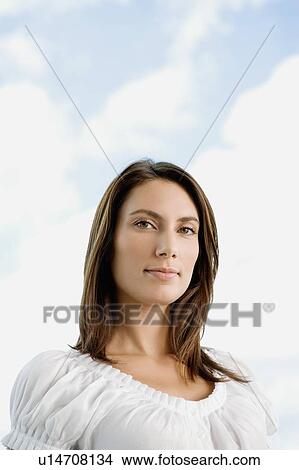 Picture - Portrait of a woman.. Fotosearch