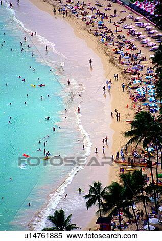 Stock Photography - scenery, sea, ocean, coast, beach, people. Fotosearch