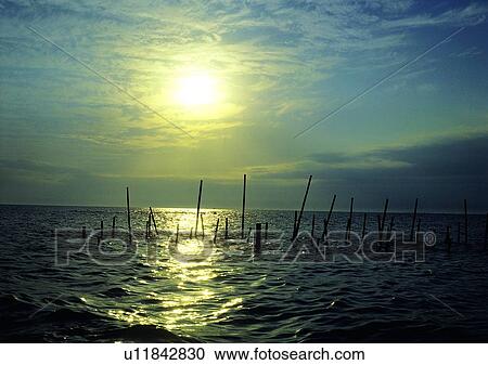 Stock Image - scenery, sea, ocean, coast, sky, cloud. Fotosearch