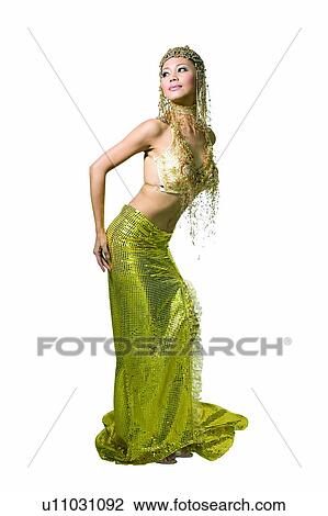 Stock Image - Clipping Path, Cut Out, Costume, Asian Ethnicity. Fotosearch