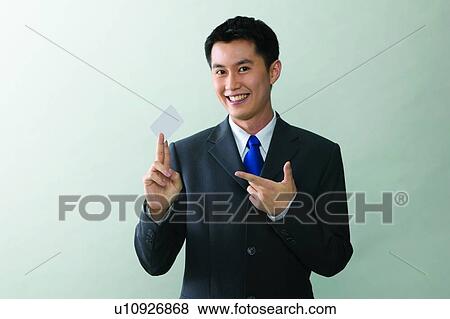 Stock Photo - Placard, Formal Clothing, Holding, Close-Up, Happiness. Fotosearch