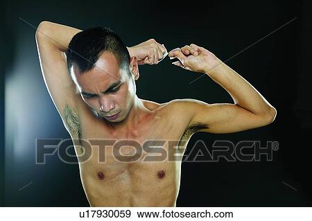 Stock Photo - Young Adult, Semi-Dress, Frustration, Close-Up, Waist-Up, Anger. Fotosearch