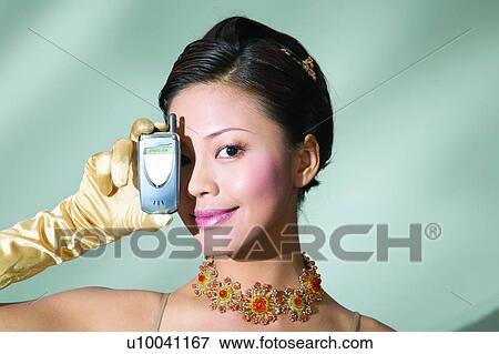 Stock Photo - Black Hair, Close-Up, Chinese Ethnicity, Asian Ethnicity. Fotosearch