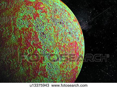 Stock Image - interstellar, outer space, mysterious future, universe, dark, secret, adventure. Fotosearch