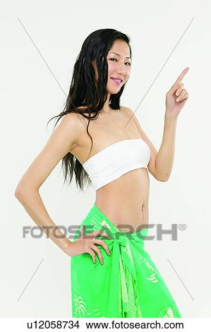 Picture - Black Hair, Close-Up, Casual Clothing, Asian Ethnicity. Fotosearch