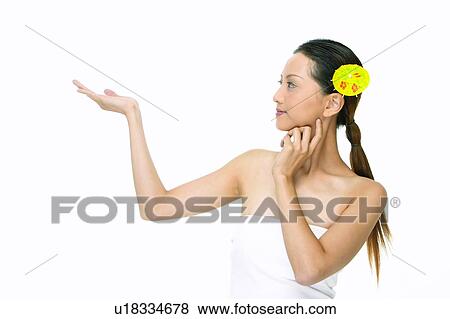 Stock Photo - Black Hair, Close-Up, Casual Clothing, Asian Ethnicity. Fotosearch