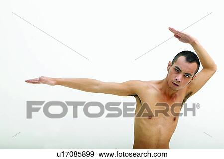 Stock Photo - Close-Up, One Person, Semi-Dress, Confidence, Attitude, Practice. Fotosearch