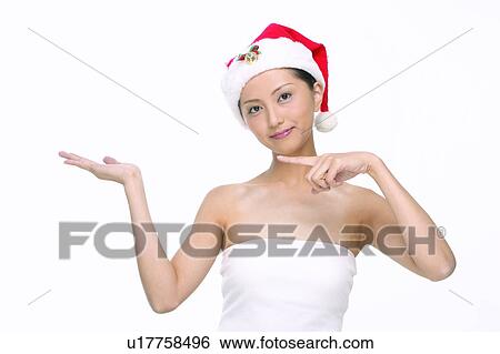 Stock Photograph - Indoor, Casual Clothing, Posing, Spirit, Portrait, Waist-Up. Fotosearch