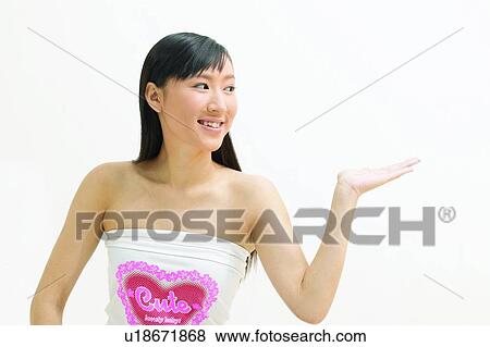 Posing, Heart Shape, Waist-Up, Western Script, Long Hair View Large Photo Image Stock Photo - Posing, Heart Shape, Waist-Up, Western Script, Long Hair. Fotosearch