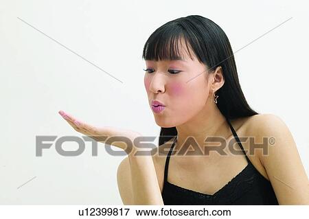 Young Adult, Spirit Signals, Head And Shoulders, One Person, Hand Raised View Large Photo Image Stock Photo - Young Adult, Spirit Signals, Head And Shoulders, One Person, Hand Raised. Fotosearch