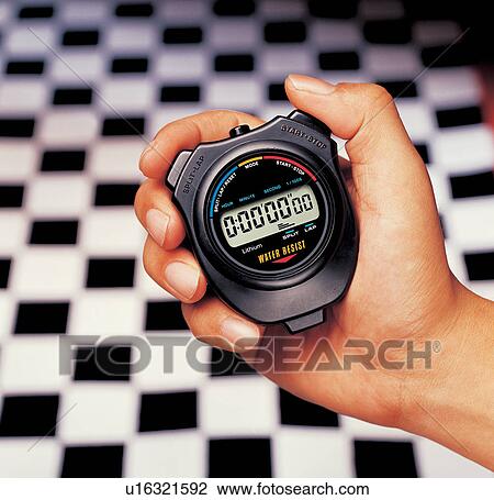 Stock Image - check, close-up, digital, display. Fotosearch