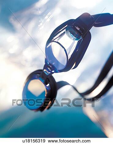 Stock Photo - eye, goggles, athletics, swim, eyewear, glasses. Fotosearch